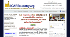 Desktop Screenshot of icareministry.org